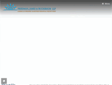 Tablet Screenshot of friedmanjames.com